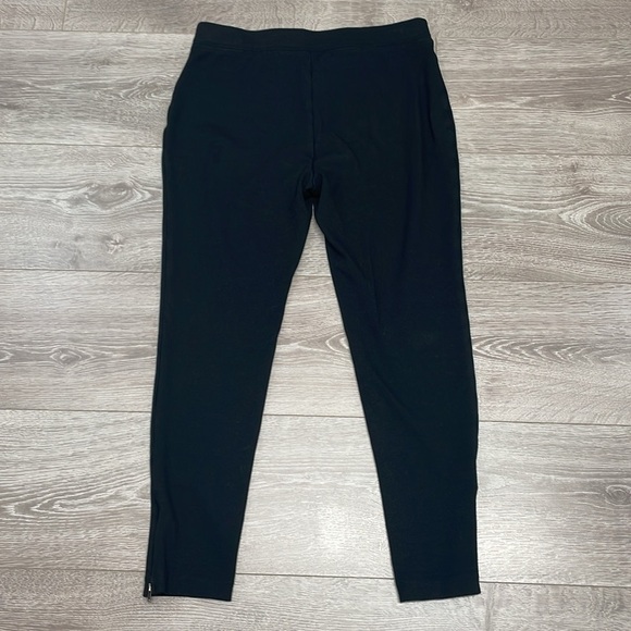 Talbots Petites Black Pull On Elastic Waistband Skinny Pants Ankle Zip MP - Picture 14 of 14